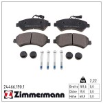 ZIMMERMANN Piduriklotsi komplekt,  ketaspidur 24466.190.1