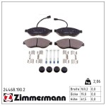 ZIMMERMANN Piduriklotsi komplekt,  ketaspidur 24468.190.2