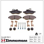 ZIMMERMANN Piduriklotsi komplekt,  ketaspidur 24468.190.3