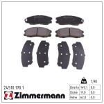 ZIMMERMANN Piduriklotsi komplekt,  ketaspidur 24510.170.1