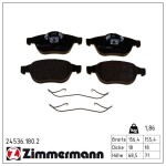 ZIMMERMANN Piduriklotsi komplekt,  ketaspidur 24536.180.2