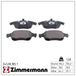 ZIMMERMANN Piduriklotsi komplekt,  ketaspidur 24538.185.1