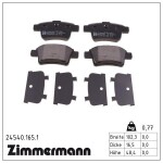 ZIMMERMANN Piduriklotsi komplekt,  ketaspidur 24540.165.1