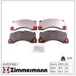 ZIMMERMANN Piduriklotsi komplekt,  ketaspidur rd:z 24553.960.1