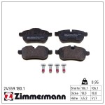 ZIMMERMANN Piduriklotsi komplekt,  ketaspidur 24559.180.1