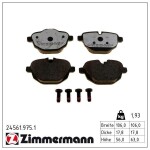 ZIMMERMANN  Piduriklotsi komplekt,ketaspidur rd:z 24561.975.1