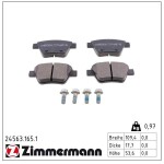 ZIMMERMANN Piduriklotsi komplekt,  ketaspidur 24563.165.1