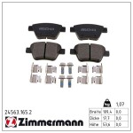 ZIMMERMANN Piduriklotsi komplekt,  ketaspidur 24563.165.2