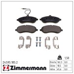 ZIMMERMANN Piduriklotsi komplekt,  ketaspidur 24595.185.2
