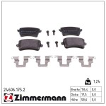 ZIMMERMANN  Piduriklotsi komplekt,ketaspidur 24606.175.2