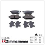 ZIMMERMANN Piduriklotsi komplekt,  ketaspidur 24610.155.1