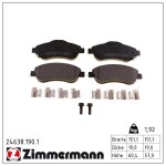 ZIMMERMANN Piduriklotsi komplekt,  ketaspidur 24638.190.1