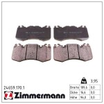 ZIMMERMANN Piduriklotsi komplekt,  ketaspidur 24659.170.1