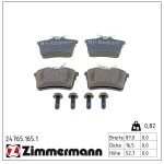 ZIMMERMANN Piduriklotsi komplekt,  ketaspidur 24765.165.1
