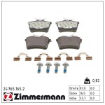 ZIMMERMANN Piduriklotsi komplekt,  ketaspidur 24765.165.2