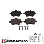 ZIMMERMANN Piduriklotsi komplekt,  ketaspidur 24848.185.1