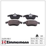 ZIMMERMANN Piduriklotsi komplekt,  ketaspidur 24870.180.1