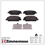 ZIMMERMANN Piduriklotsi komplekt,  ketaspidur 24915.170.1