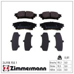 ZIMMERMANN Piduriklotsi komplekt,  ketaspidur 24918.150.1