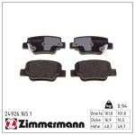 ZIMMERMANN Piduriklotsi komplekt,  ketaspidur 24926.165.1