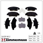 ZIMMERMANN Piduriklotsi komplekt,  ketaspidur 24979.165.2