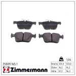 ZIMMERMANN  Piduriklotsi komplekt,ketaspidur 25009.165.1