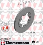 ZIMMERMANN Тормозной диск COAT Z 250.1382.20