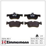 ZIMMERMANN Piduriklotsi komplekt,  ketaspidur 25014.183.1