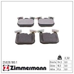 ZIMMERMANN  Piduriklotsi komplekt,ketaspidur 25028.180.1