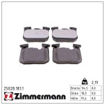 ZIMMERMANN  Piduriklotsi komplekt,ketaspidur 25028.181.1