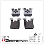 ZIMMERMANN  Piduriklotsi komplekt,ketaspidur 25029.170.1
