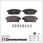 ZIMMERMANN Piduriklotsi komplekt,  ketaspidur 25034.185.2