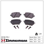 ZIMMERMANN Piduriklotsi komplekt,  ketaspidur 25110.175.1