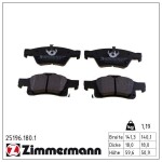 ZIMMERMANN Piduriklotsi komplekt,  ketaspidur 25196.180.1