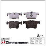 ZIMMERMANN Комплект тормозных колодок,  дисковый тормоз rd:z 25199.995.1