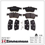 ZIMMERMANN Piduriklotsi komplekt,  ketaspidur 25212.160.1