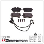 ZIMMERMANN Piduriklotsi komplekt,  ketaspidur 25214.175.2