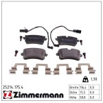 ZIMMERMANN Piduriklotsi komplekt,  ketaspidur 25214.175.4
