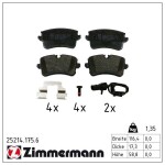 ZIMMERMANN Piduriklotsi komplekt,  ketaspidur 25214.175.6