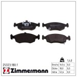 ZIMMERMANN Piduriklotsi komplekt,  ketaspidur 25323.180.1