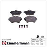 ZIMMERMANN Piduriklotsi komplekt,  ketaspidur 25326.190.1