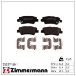 ZIMMERMANN  Piduriklotsi komplekt,ketaspidur 25337.160.1