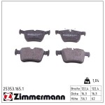 ZIMMERMANN Piduriklotsi komplekt,  ketaspidur 25353.165.1