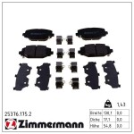 ZIMMERMANN Piduriklotsi komplekt,  ketaspidur 25376.175.2