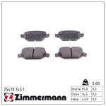 ZIMMERMANN Piduriklotsi komplekt,  ketaspidur 25410.145.1