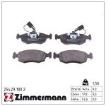 ZIMMERMANN Piduriklotsi komplekt,  ketaspidur 25429.180.2