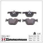 ZIMMERMANN Piduriklotsi komplekt,  ketaspidur 25514.180.1