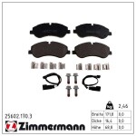 ZIMMERMANN Piduriklotsi komplekt,  ketaspidur 25602.170.3