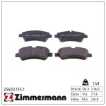 ZIMMERMANN Piduriklotsi komplekt,  ketaspidur 25603.175.1