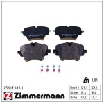 ZIMMERMANN  Piduriklotsi komplekt,ketaspidur 25617.185.1